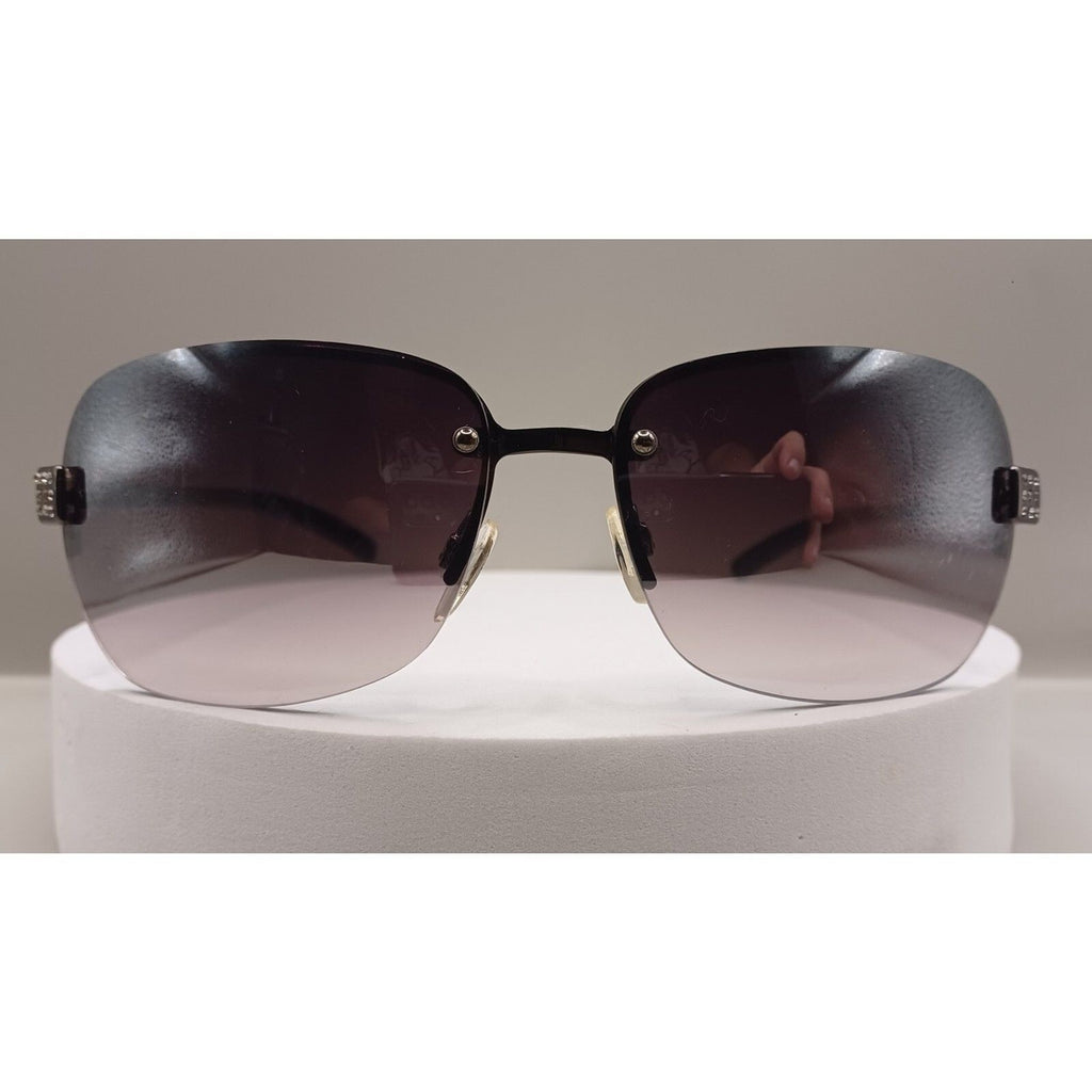 Dockers Brand Black Frame with Rhinestone Temple Accents Women's Sunglasses