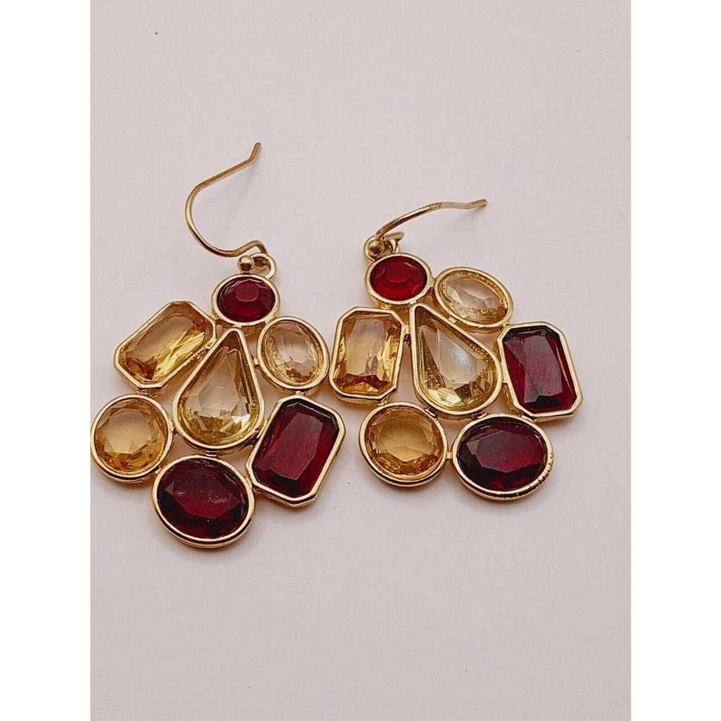 5 Pairs Vintage Beaded Dangle Earrings in Great Condition