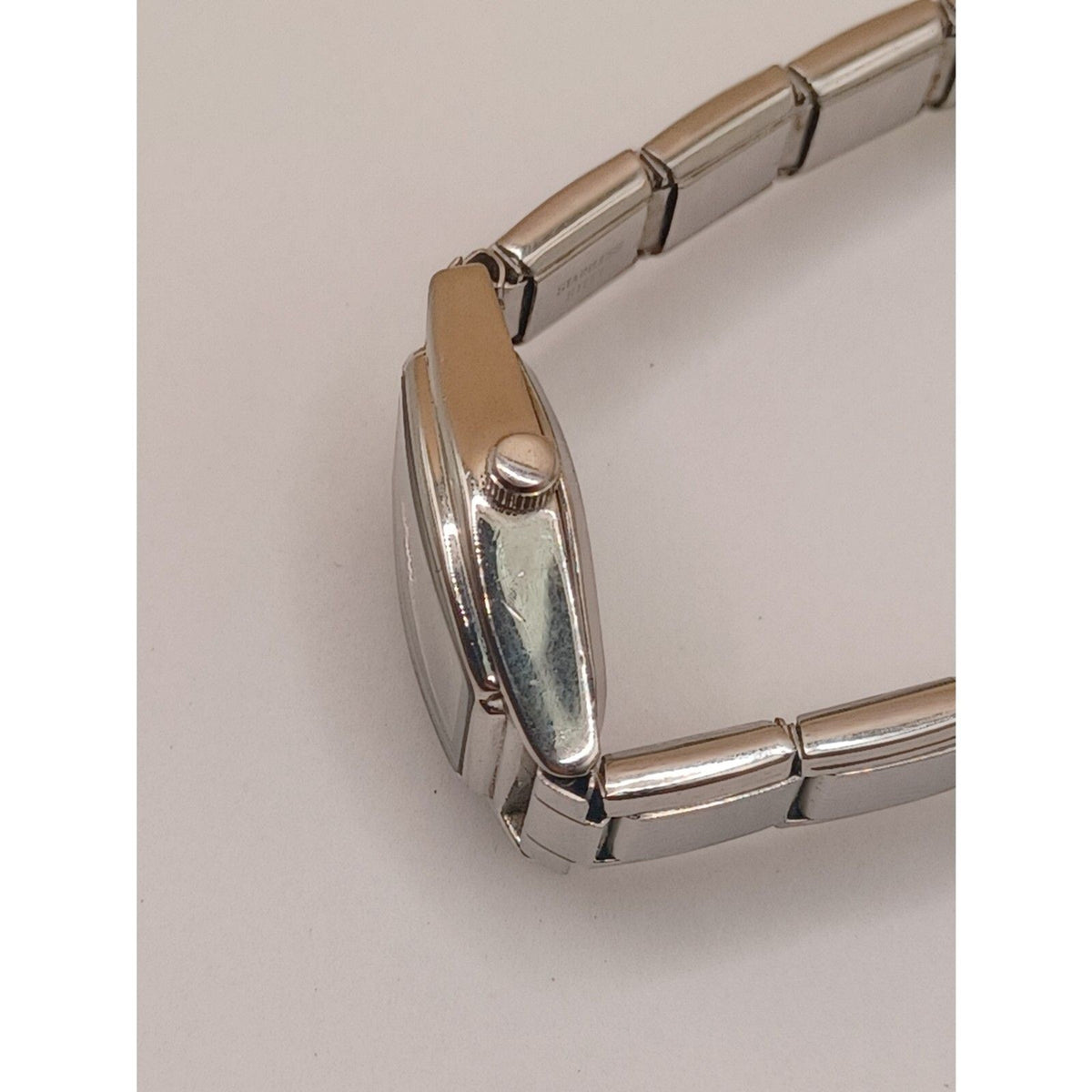 Women's Icing Analog Quartz Silver Tone Bracelet Wrist Watch NEW BATTERY WORKING