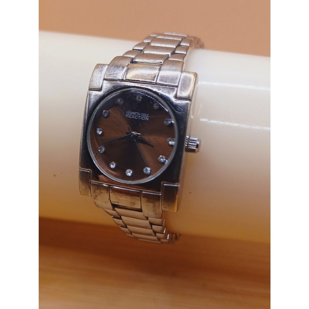 Kenneth Cole Reaction Stainless Brown Iridescent Dial Watch