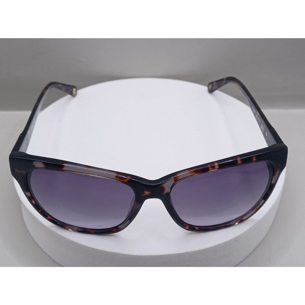 Nine West NW557S Womens Full Rim Square Tortoise Shell Smoke Lens Sunglasses