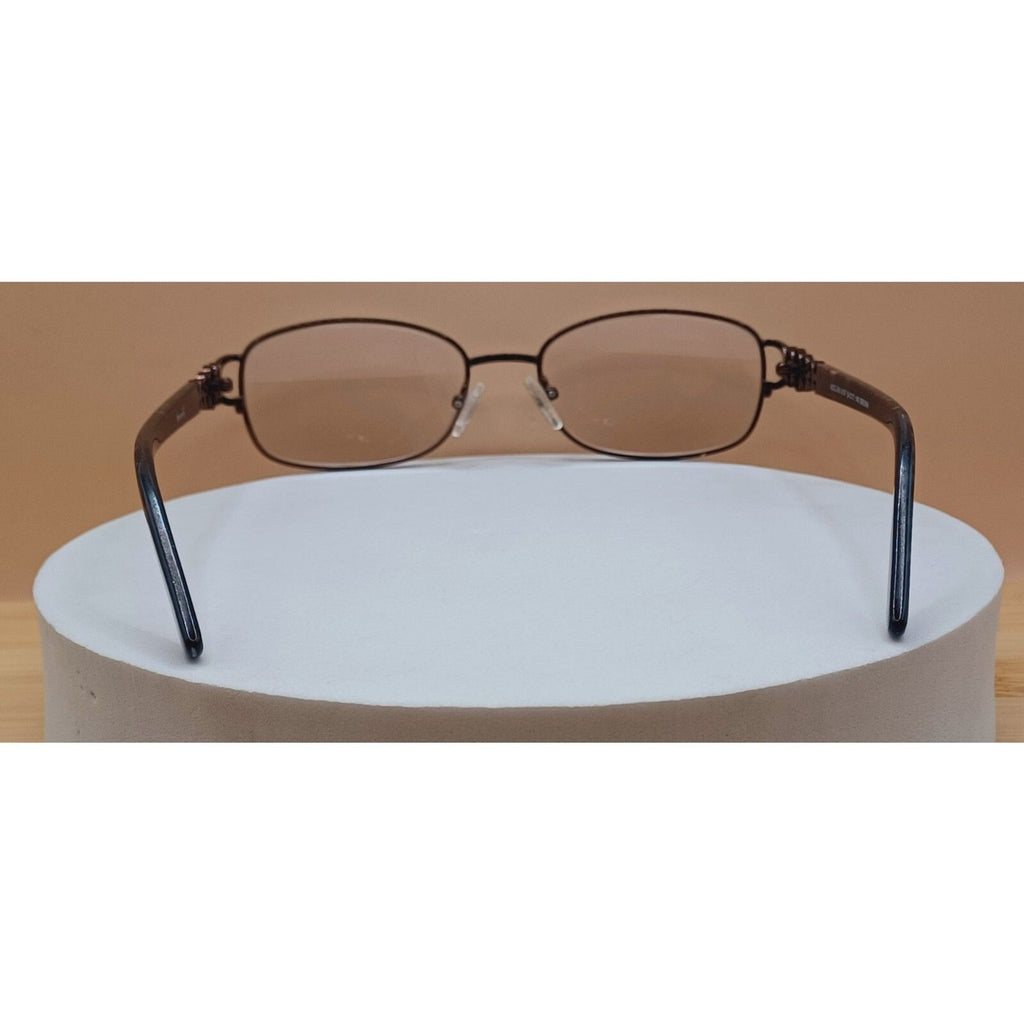 Modern Art Eyeglasses Frames A357 Metal and Rhinestone Frame