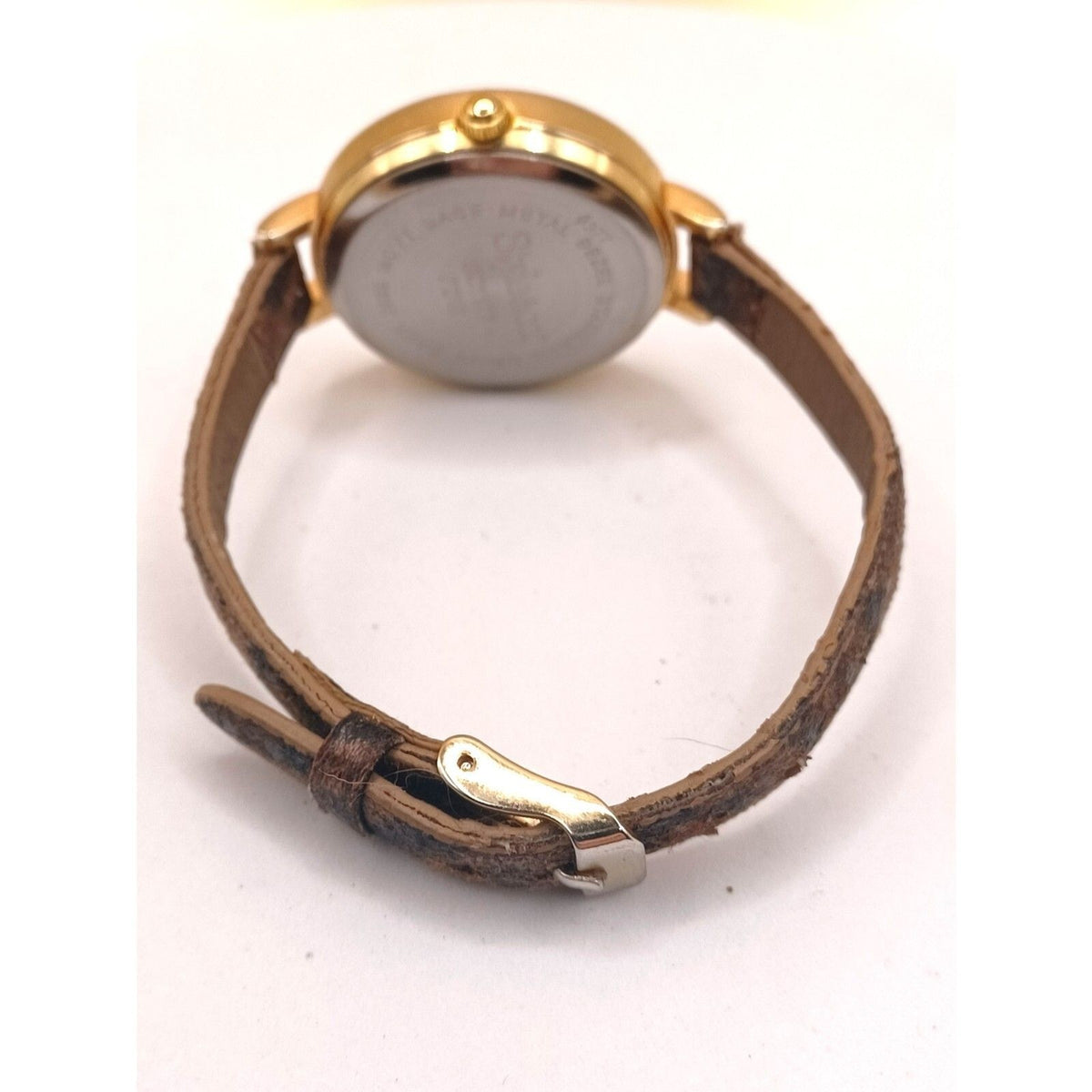 Women's Style & Co. Designer Fashion Rhinestone Bezel 35mm Watch NEW BATTERY