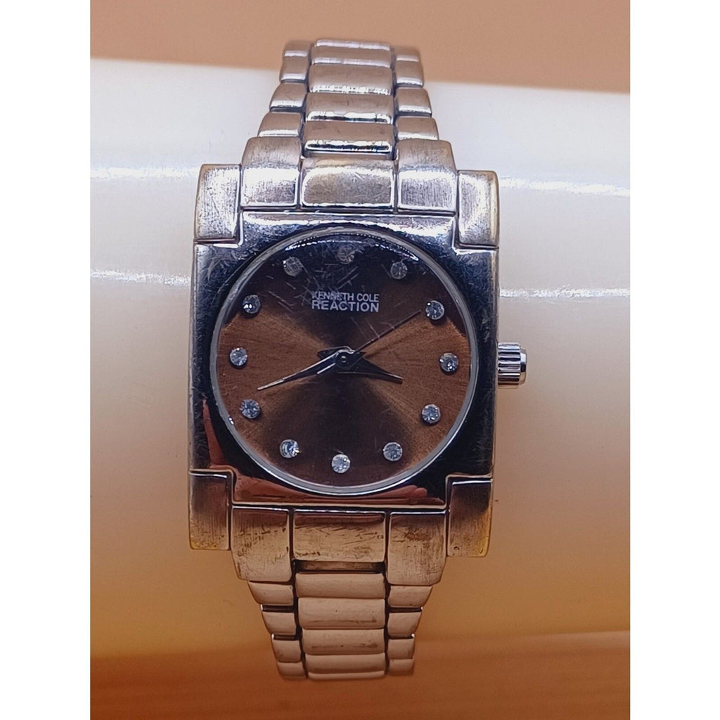 Kenneth Cole Reaction Stainless Brown Iridescent Dial Watch