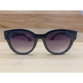 BCBGeneration BG1003 Allure Black Round Cateye Frame 50-22-144 Sunglasses