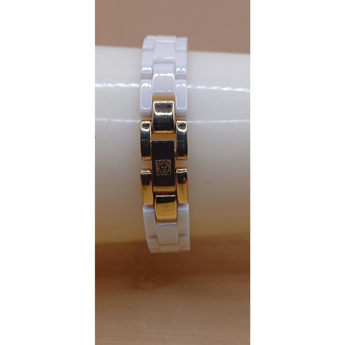 Anne Klein Premium Crystal Accented Ceramic Bracelet Watch