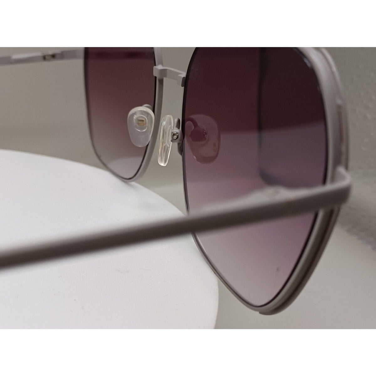 Vince Camuto VC1118 Gray and Rose Gold w Purple Fade Lenses Sunglasses