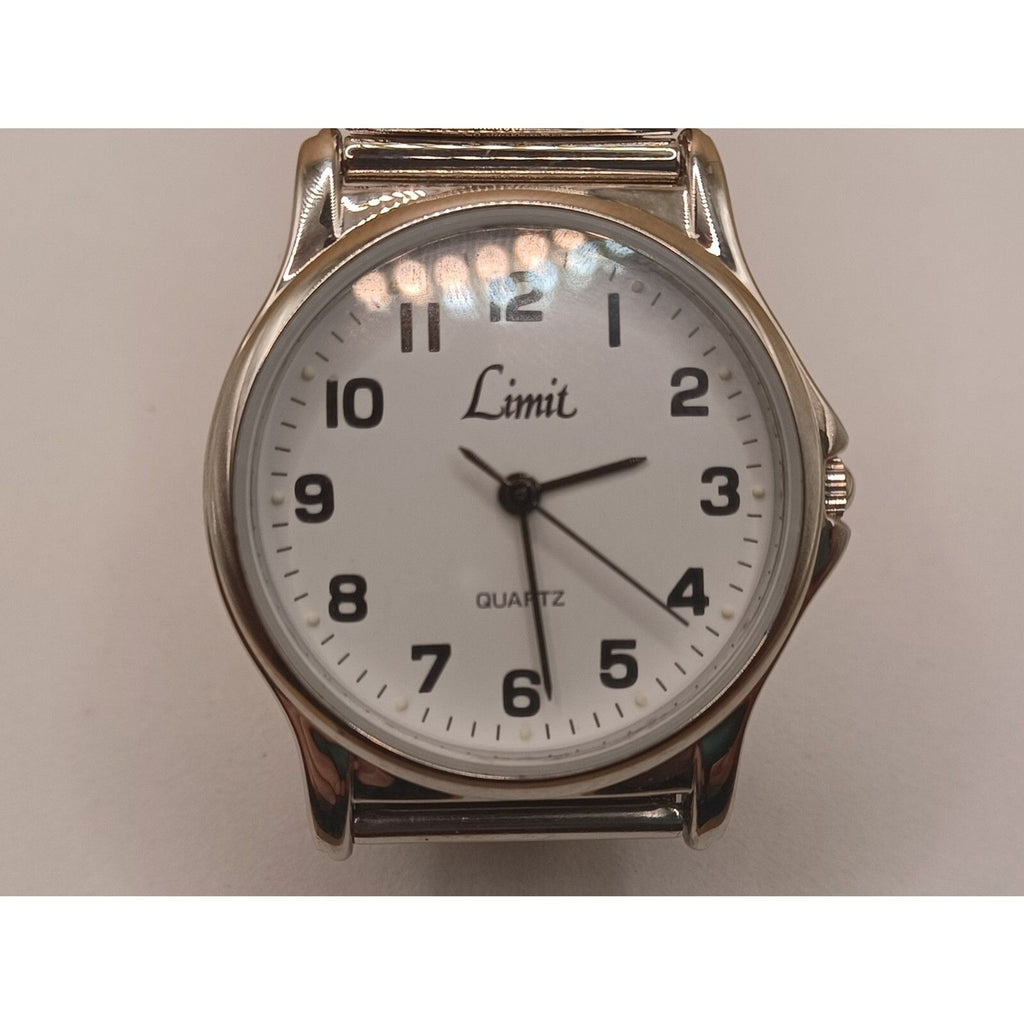 Limit Gents Stainless Expanding Stainless Steel Band and Case Watch NEW BATTERY