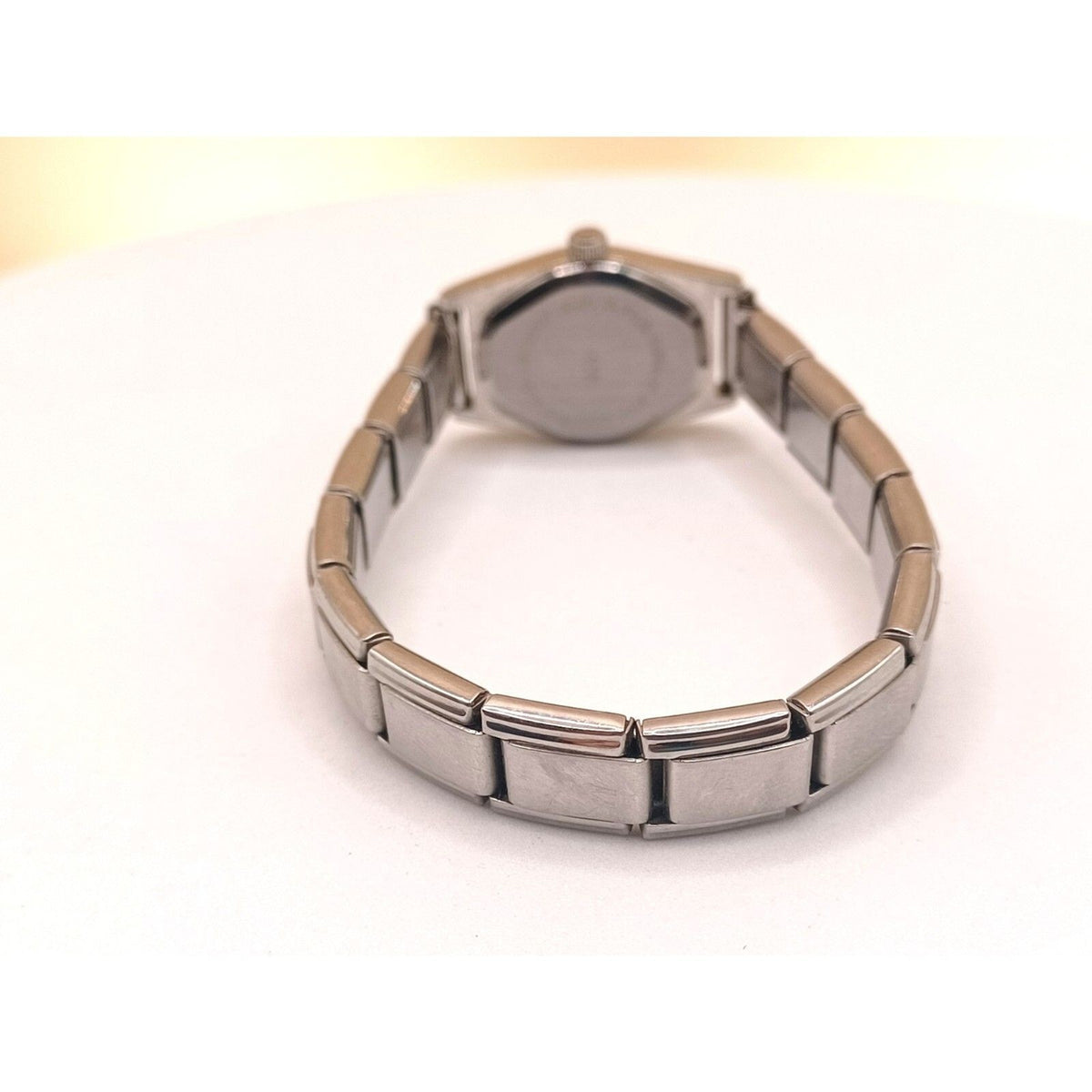 Women's Icing Analog Quartz Silver Tone Bracelet Wrist Watch NEW BATTERY WORKING