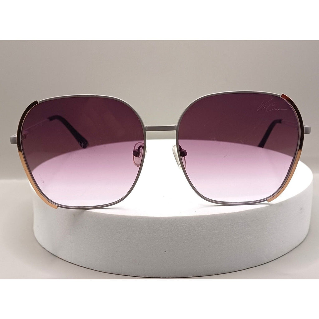 Vince Camuto VC1118 Gray and Rose Gold w Purple Fade Lenses Sunglasses