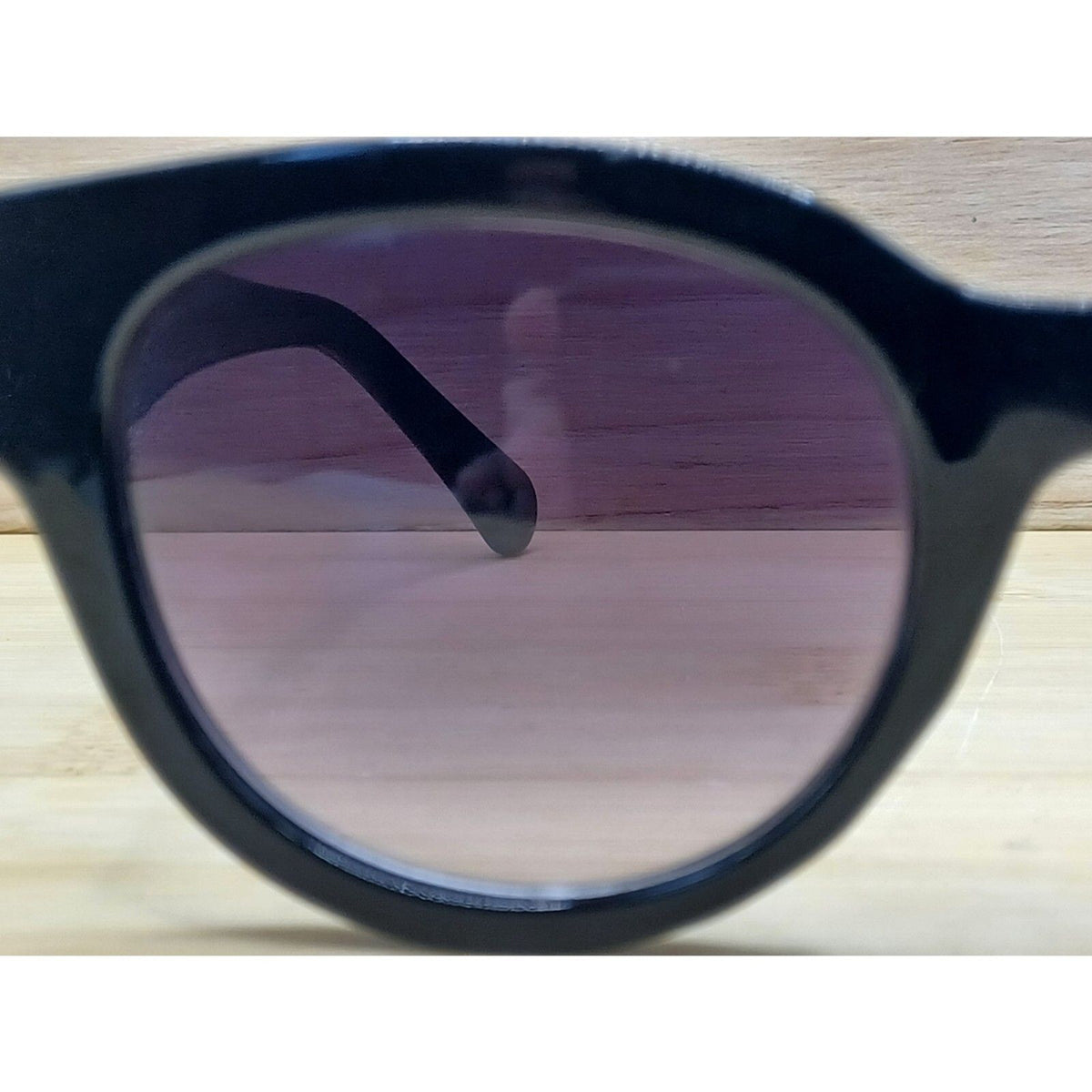 BCBGeneration BG1003 Allure Black Round Cateye Frame 50-22-144 Sunglasses