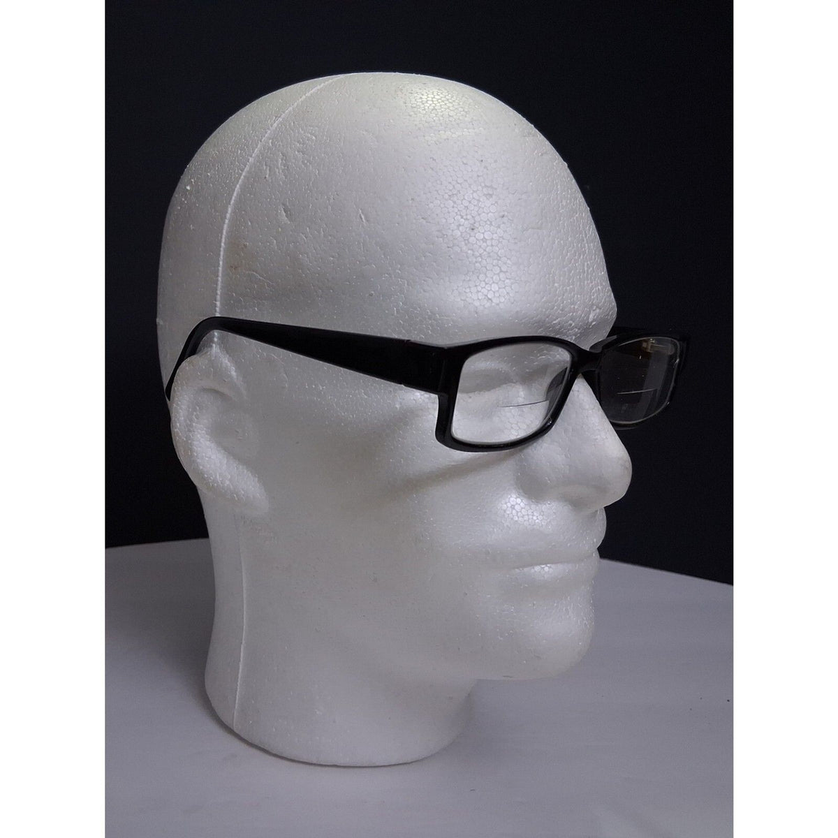 Vintage Capri Optics U 202 Black Rectangular Eyeglasses Frames