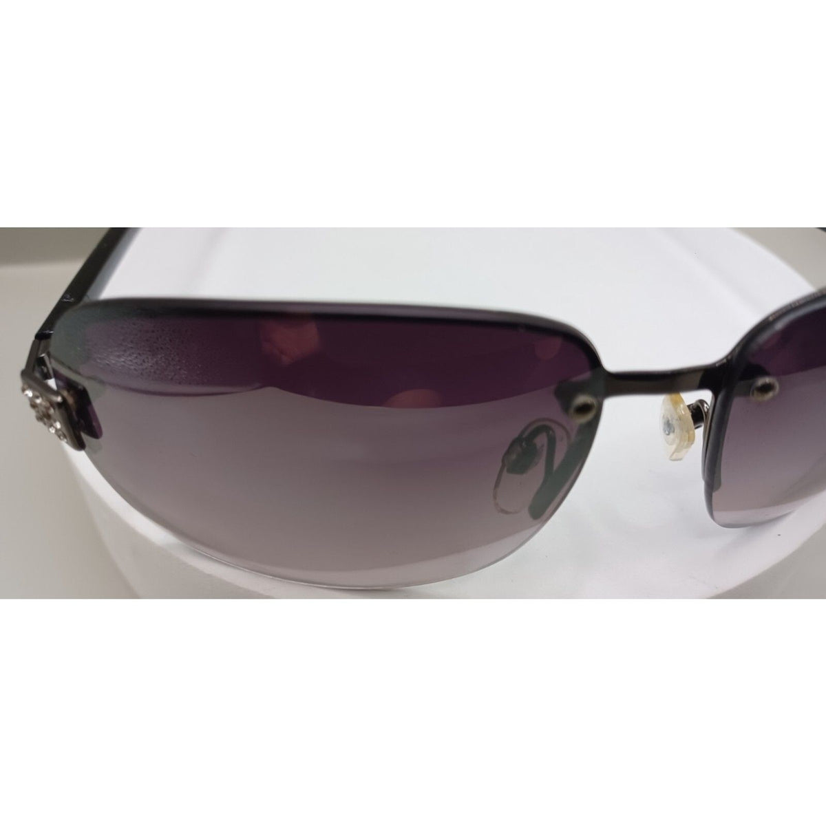 Dockers Brand Black Frame with Rhinestone Temple Accents Women's Sunglasses
