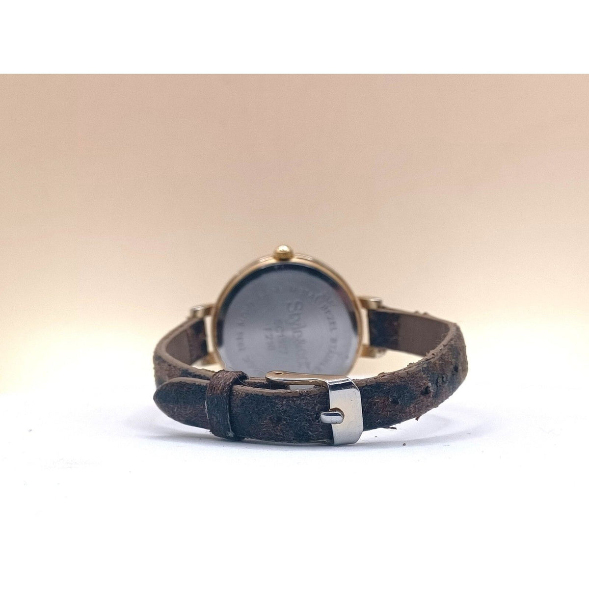 Women's Style & Co. Designer Fashion Rhinestone Bezel 35mm Watch NEW BATTERY