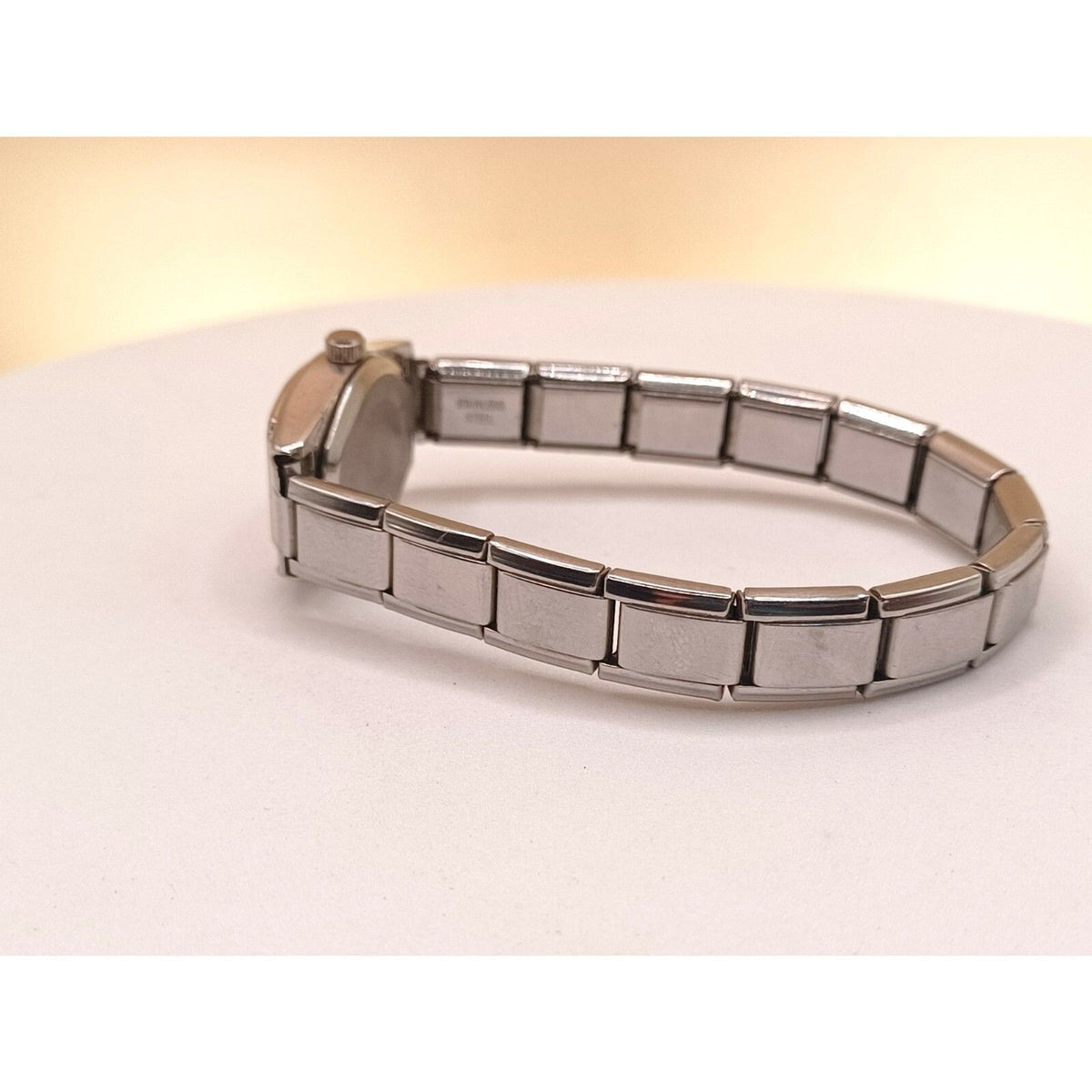 Women's Icing Analog Quartz Silver Tone Bracelet Wrist Watch NEW BATTERY WORKING