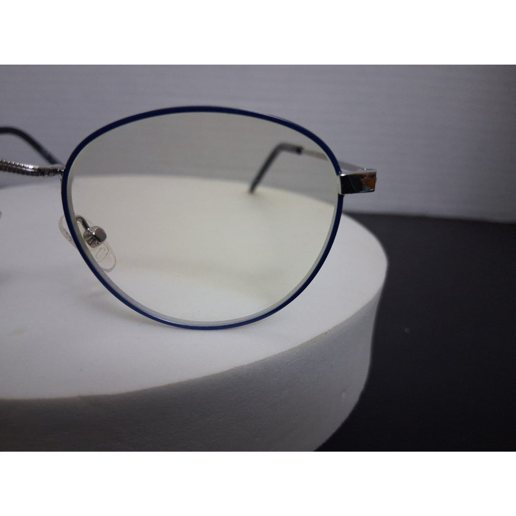 Zenni Sepulveda Blue Round +1.00 Reading Glasses with Hard Case
