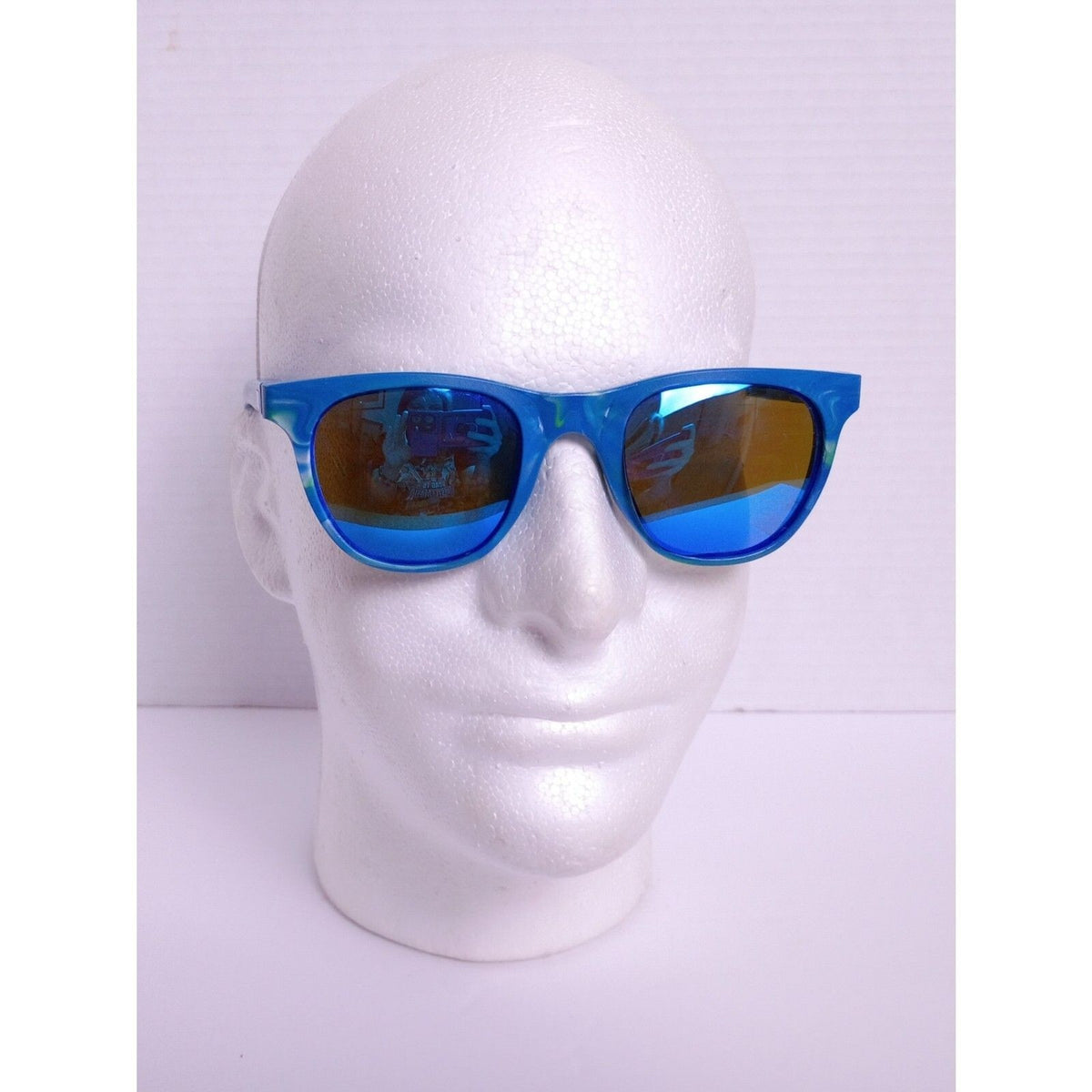 Pangea Movement City Recycled Plastic Ocean Blue / Blue Mirror Sunglasses