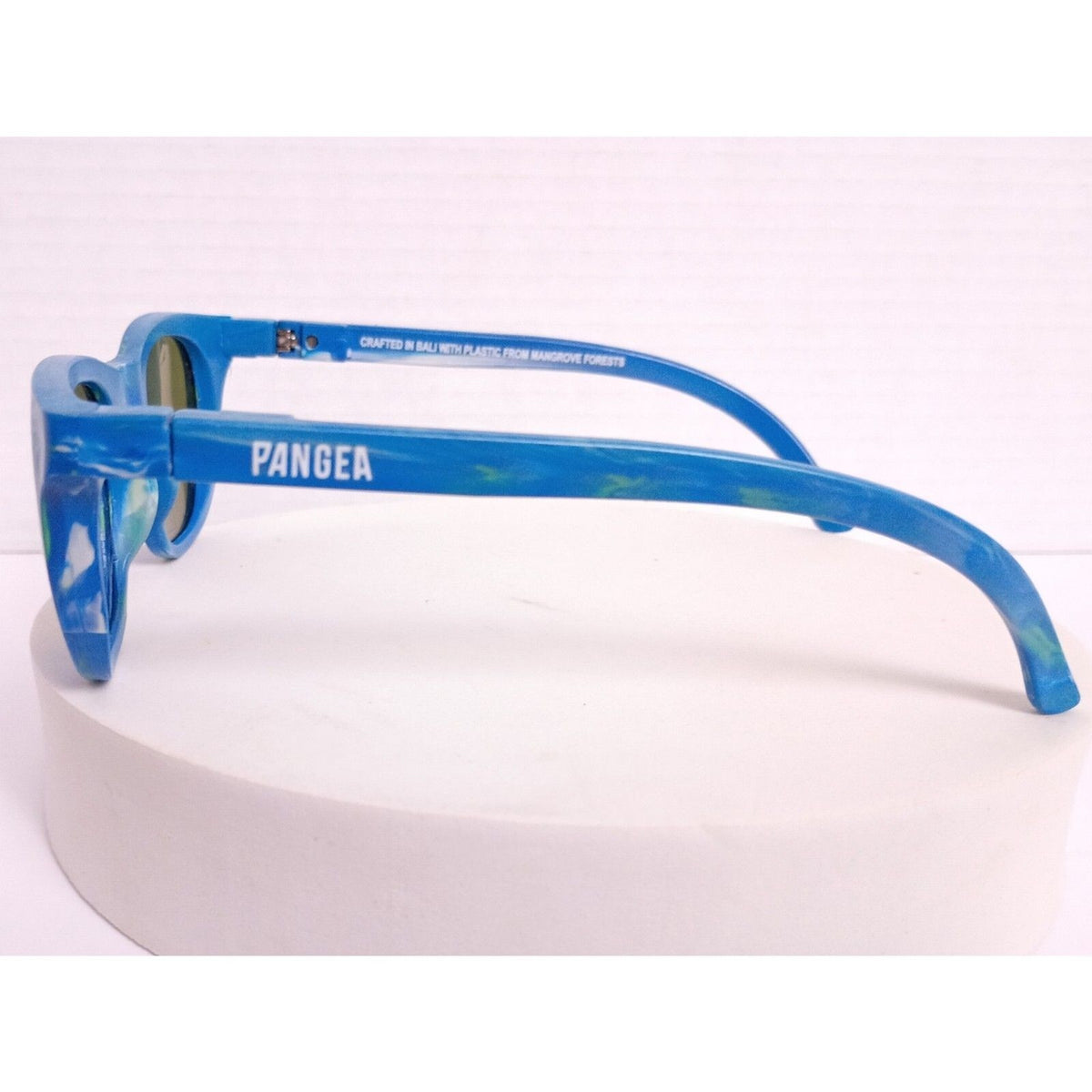 Pangea Movement City Recycled Plastic Ocean Blue / Blue Mirror Sunglasses