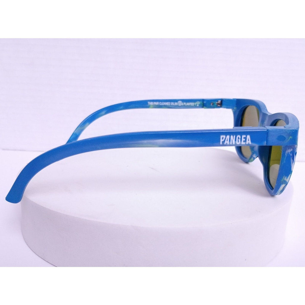 Pangea Movement City Recycled Plastic Ocean Blue / Blue Mirror Sunglasses