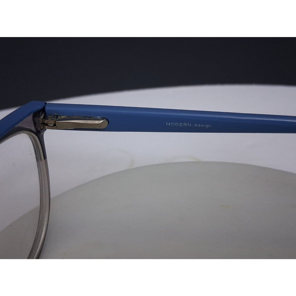 Vintage Modern Optical Assign Blue Crystal & Periwinkle Eyeglass Frames