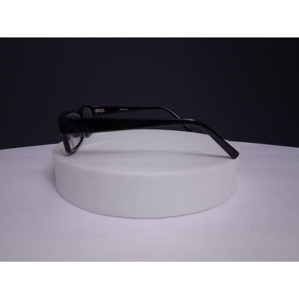 Vintage Capri Optics U 202 Black Rectangular Eyeglasses Frames