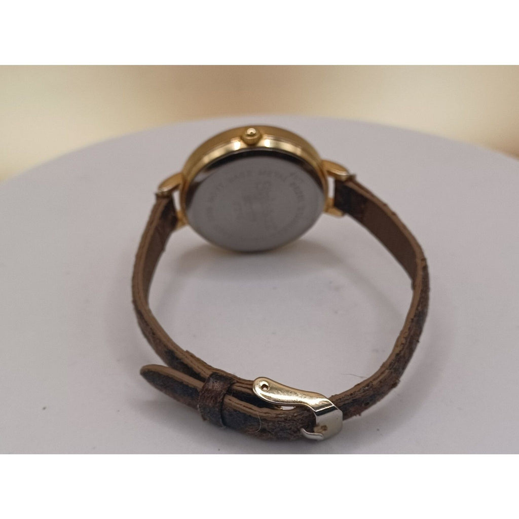 Women's Style & Co. Designer Fashion Rhinestone Bezel 35mm Watch NEW BATTERY