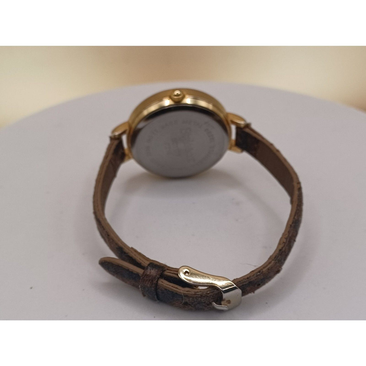 Women's Style & Co. Designer Fashion Rhinestone Bezel 35mm Watch NEW BATTERY