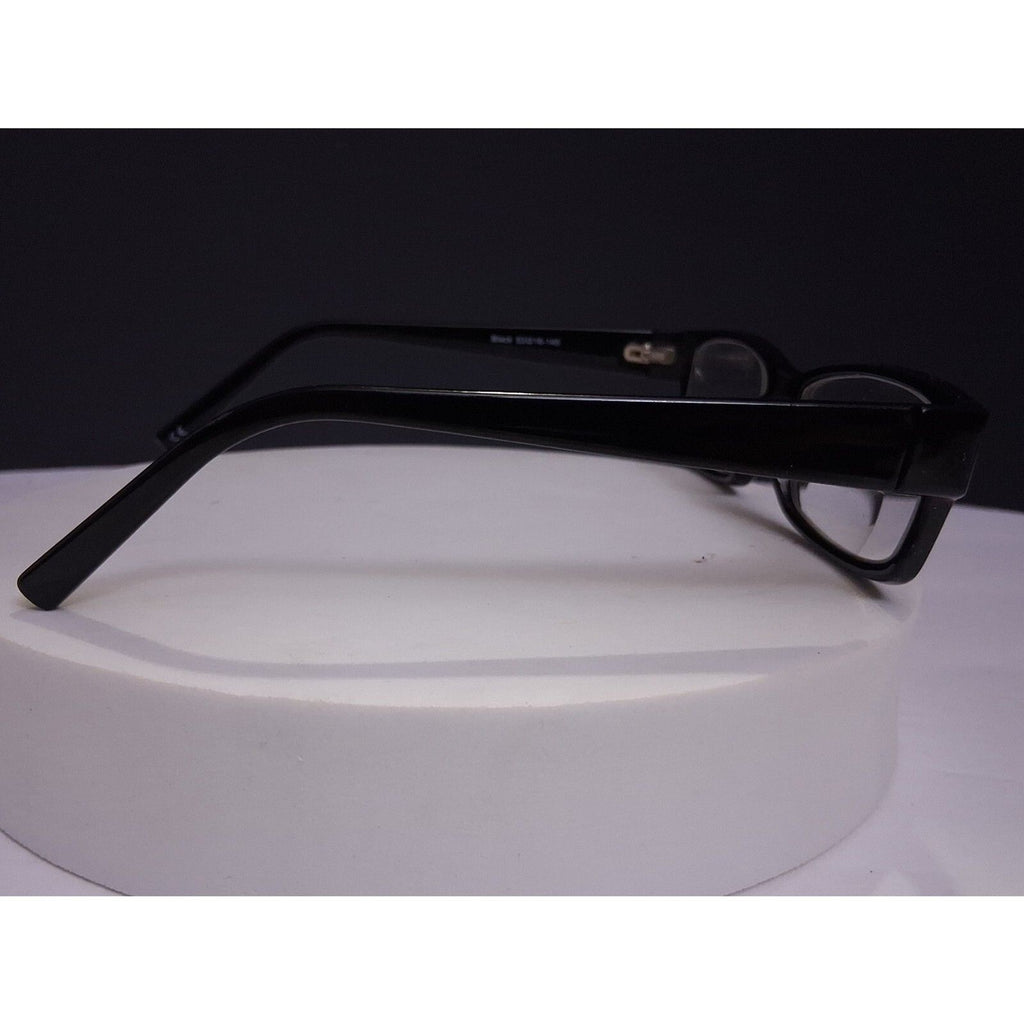 Vintage Capri Optics U 202 Black Rectangular Eyeglasses Frames