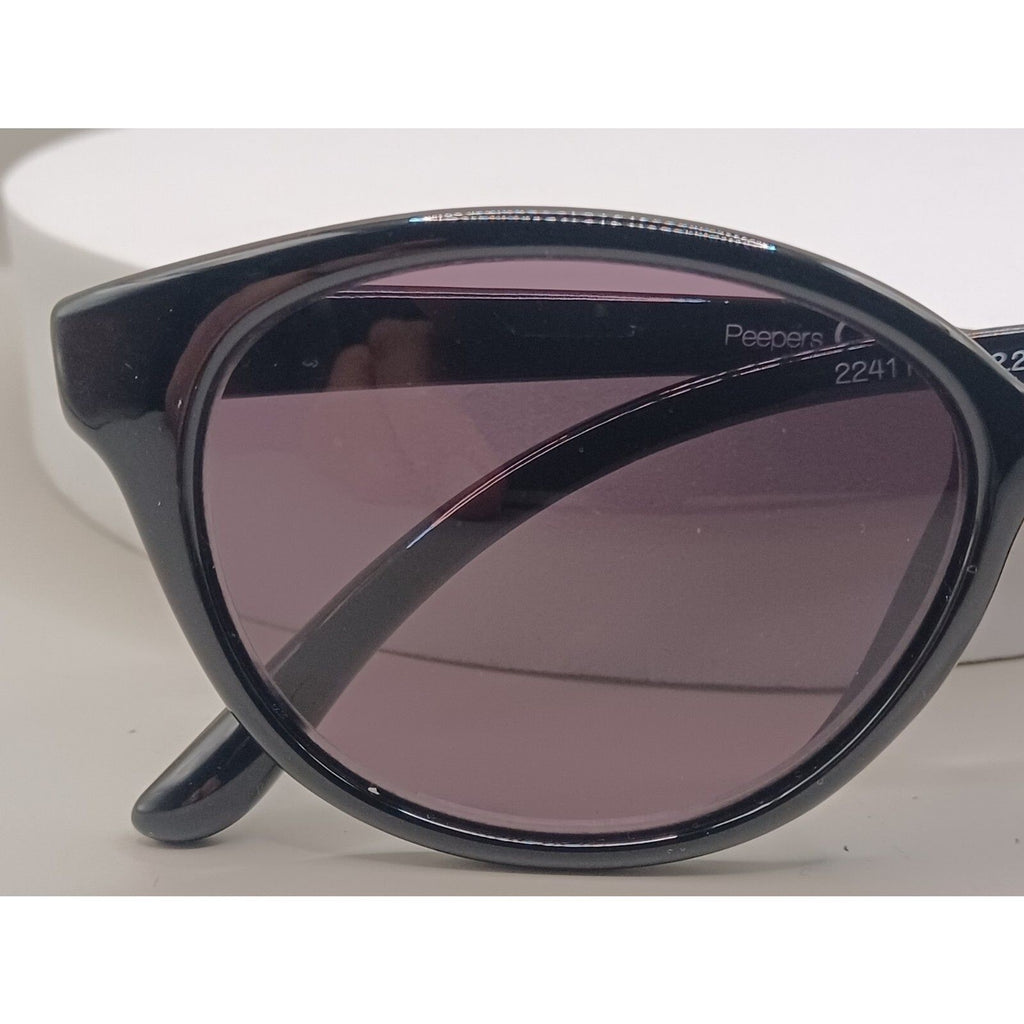 Peepers IDAGB 2241 Riviera +2.25 Sunreader Black Cat Polarized Sunglasses