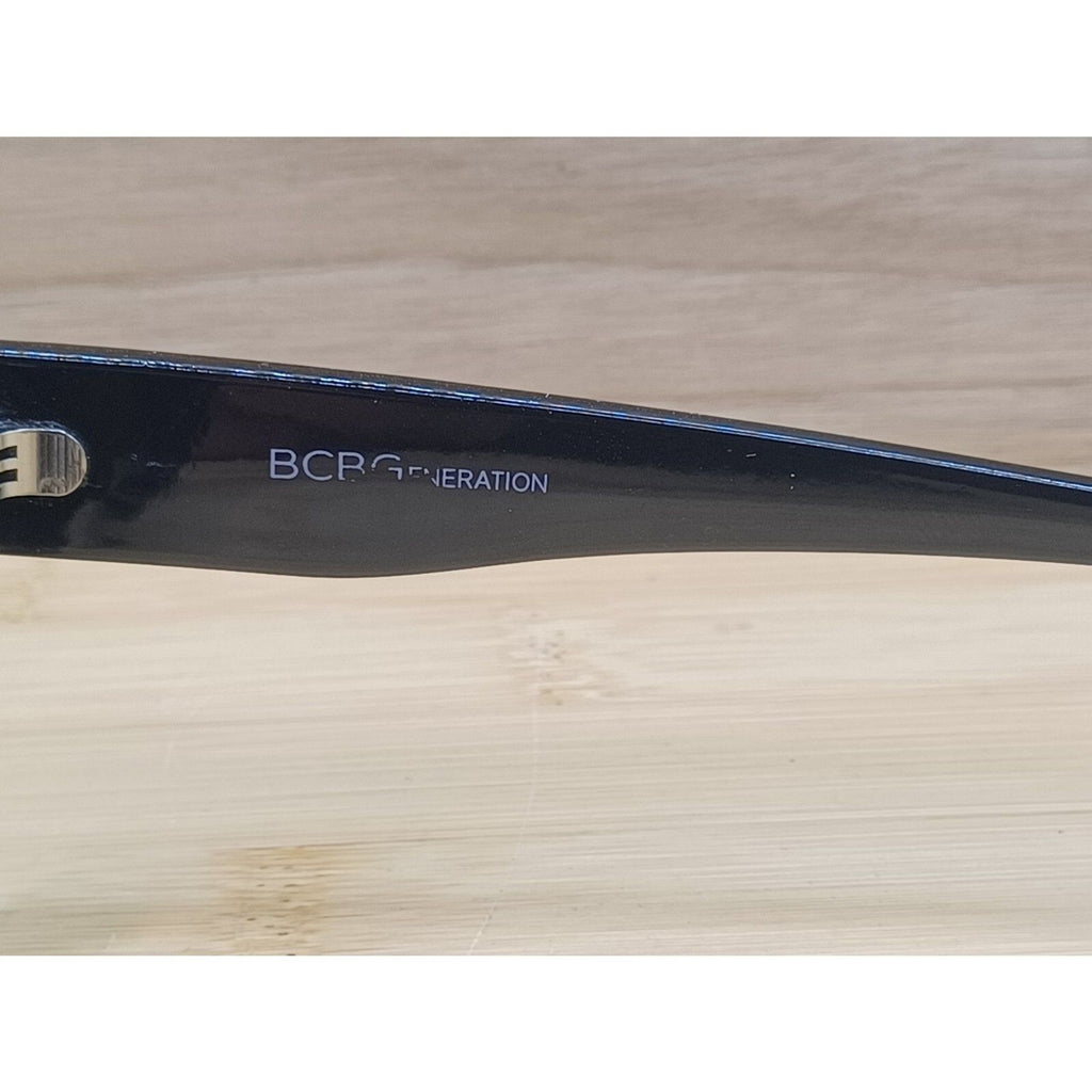 BCBGeneration BG1003 Allure Black Round Cateye Frame 50-22-144 Sunglasses