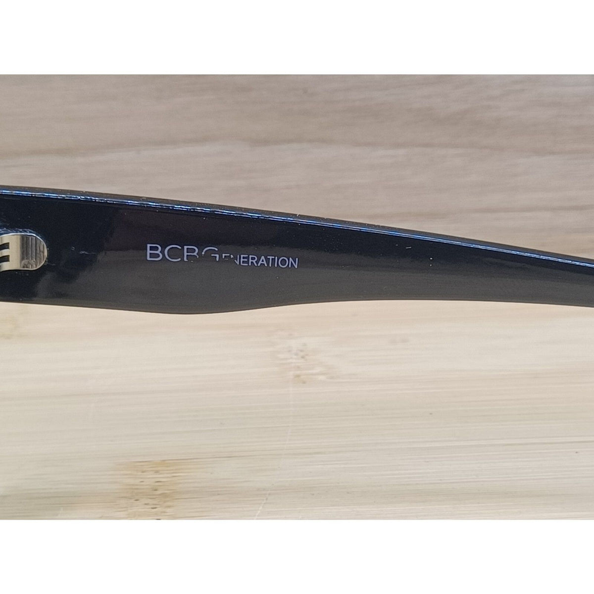 BCBGeneration BG1003 Allure Black Round Cateye Frame 50-22-144 Sunglasses