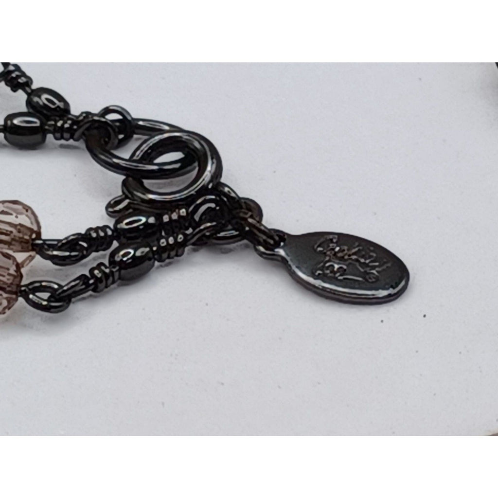 Vintage Cookie Lee Double Strand Mixed Beaded 26" Necklace