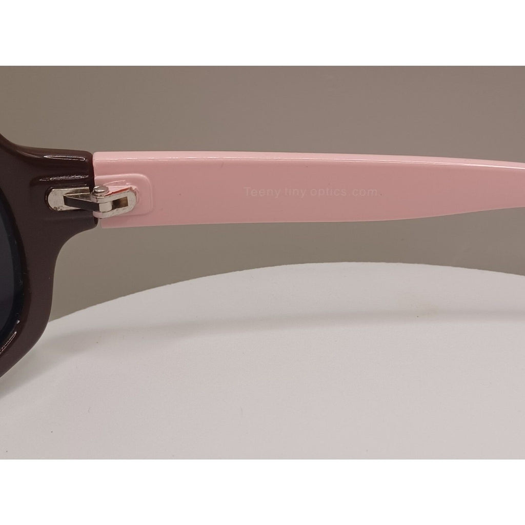 Alivia Child Fashion Sunglasses by Teeny Tiny Optics Pink and Brown Sunglasses