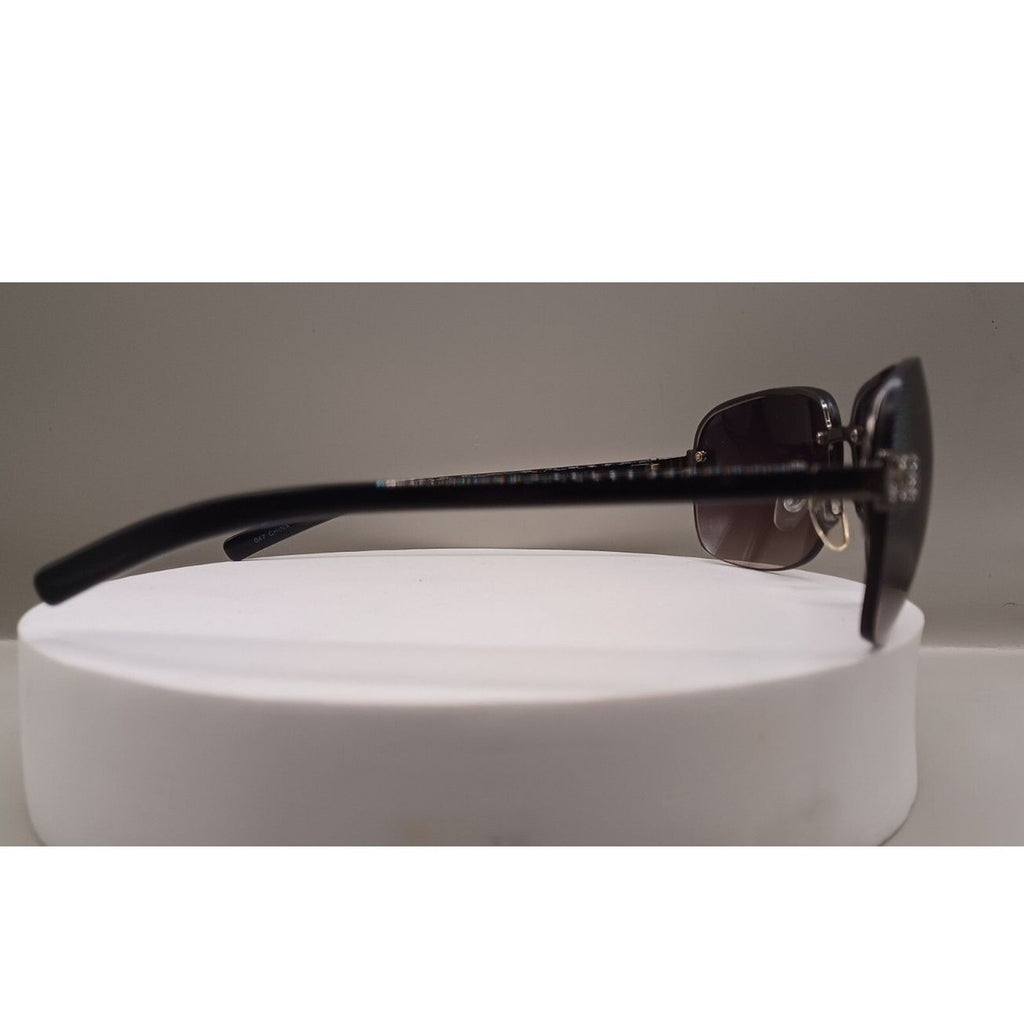 Dockers Brand Black Frame with Rhinestone Temple Accents Women's Sunglasses