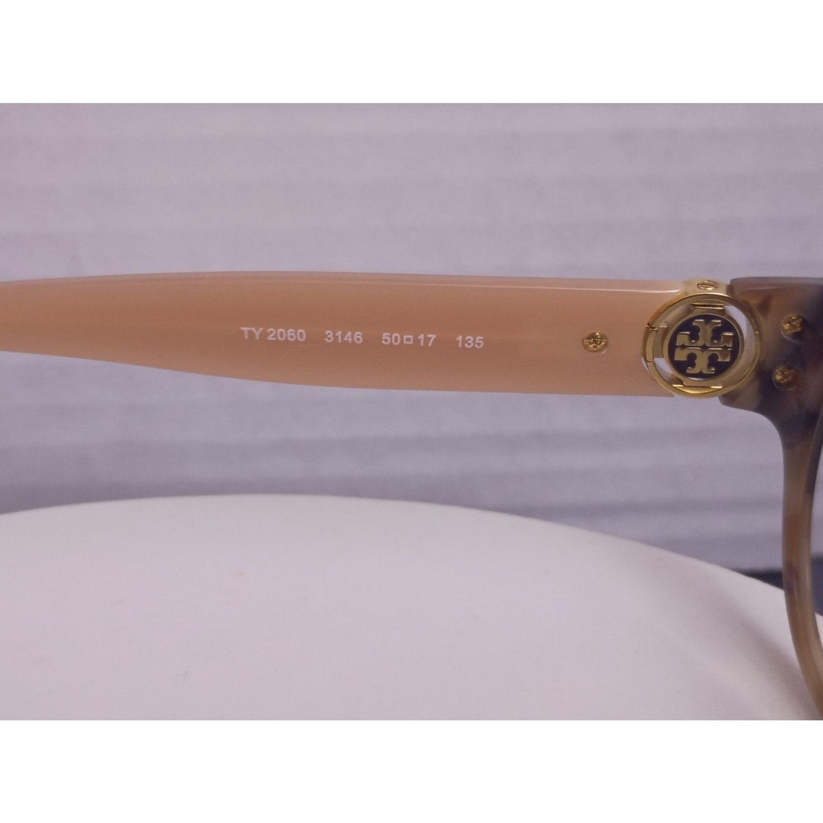 Vintage Tory Burch TY2060 Blush Granite Full Rim Eyeglasses Frames