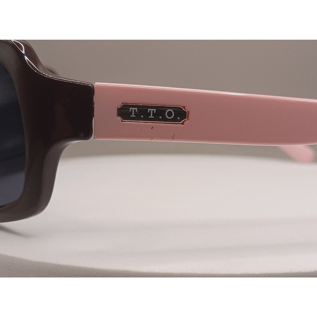 Alivia Child Fashion Sunglasses by Teeny Tiny Optics Pink and Brown Sunglasses