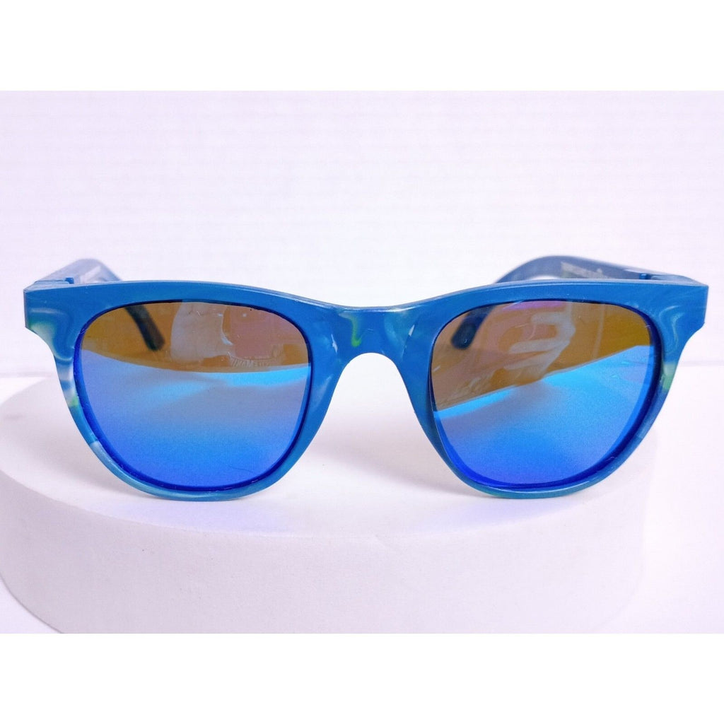 Pangea Movement City Recycled Plastic Ocean Blue / Blue Mirror Sunglasses