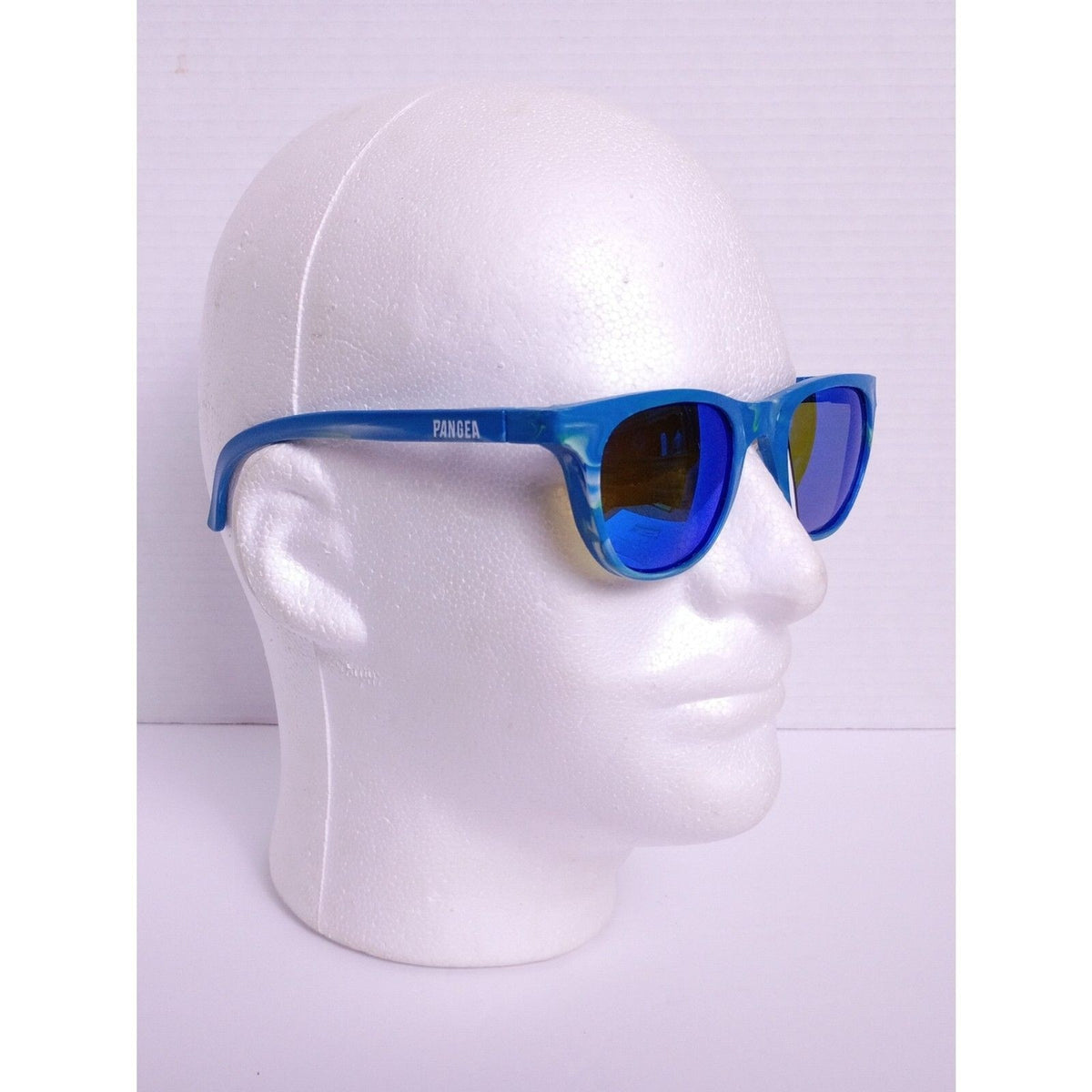 Pangea Movement City Recycled Plastic Ocean Blue / Blue Mirror Sunglasses