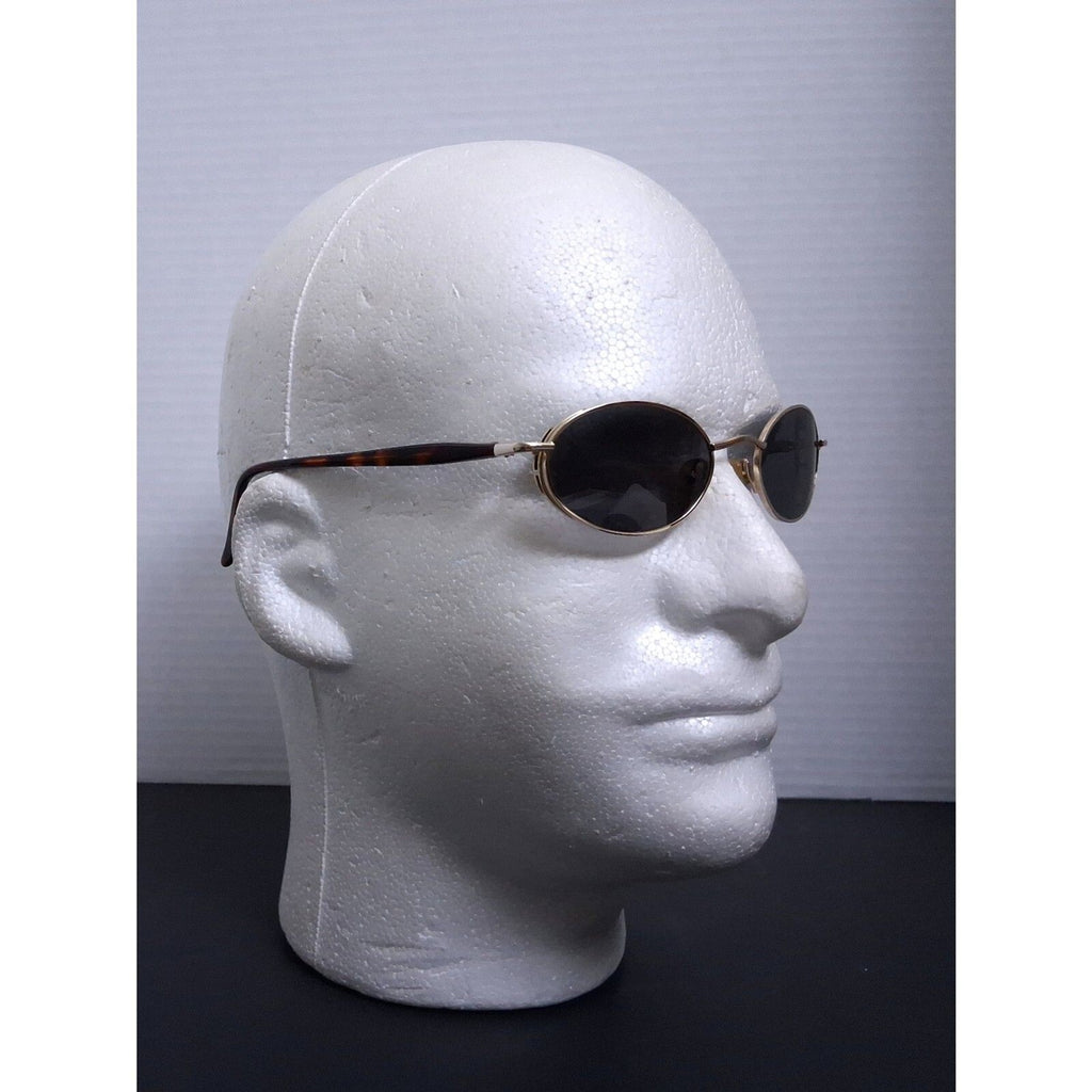 Linea Roma LR 221 Gold Tone Rare Vintage Metal Frame Sunglasses Made in Italy