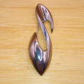 Vintage MJENT Signed Silver-Tone Mid-Century Modern "S" Brooch