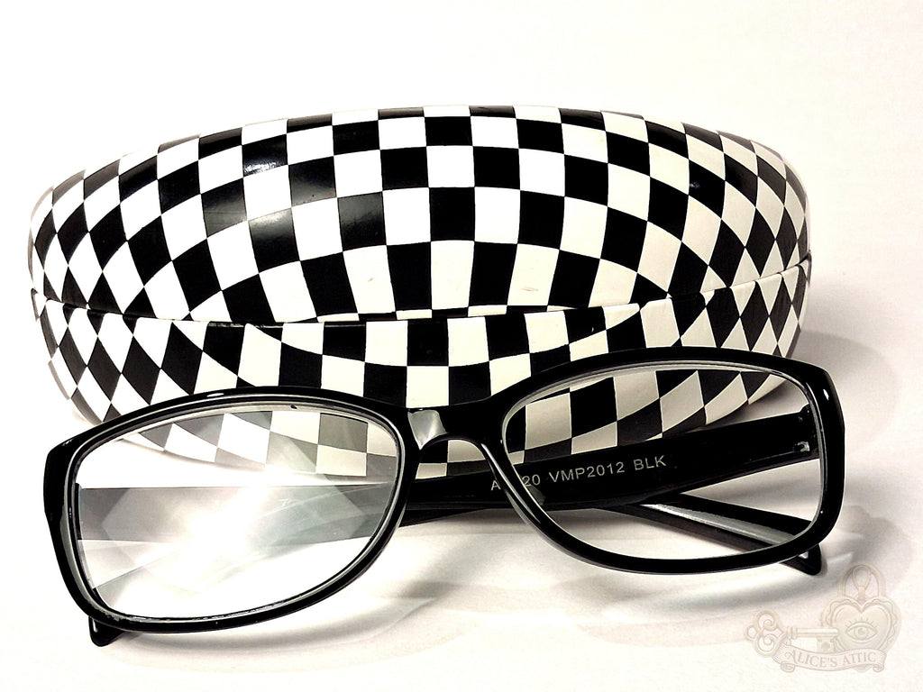 Betsey Johnson BE TRUE Black Full Rim Plastic Reading Glasses +2.50 - Image 1