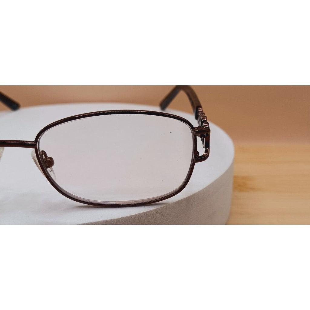 Modern Art Eyeglasses Frames A357 Metal and Rhinestone Frame