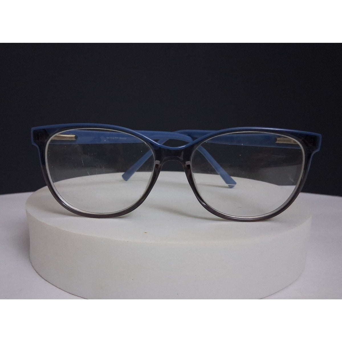 Vintage Modern Optical Assign Blue Crystal & Periwinkle Eyeglass Frames