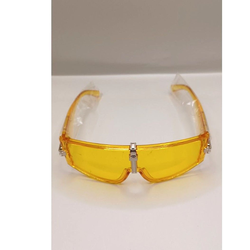 4 Pairs of Fashion Colors Modern Style Futuristic Sunglasses