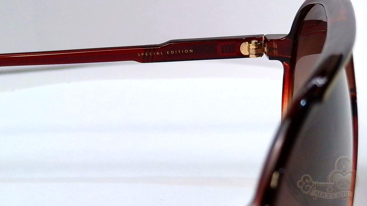 Carrera Champion 65/N Aviator Sunglasses Brown Gold Trim - Image 13
