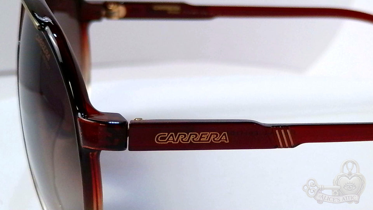 Carrera Champion 65/N Aviator Sunglasses Brown Gold Trim - Image 16