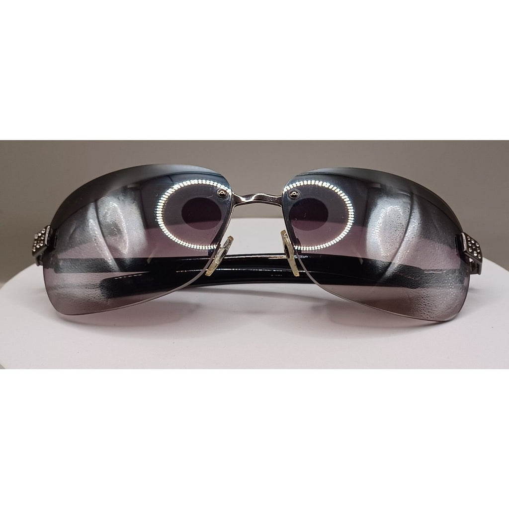 Dockers Brand Black Frame with Rhinestone Temple Accents Women's Sunglasses
