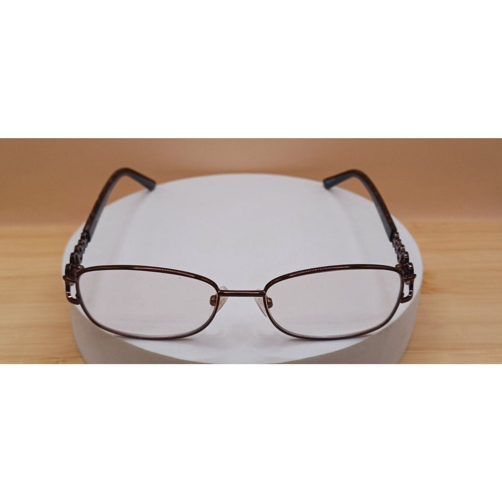 Modern Art Eyeglasses Frames A357 Metal and Rhinestone Frame