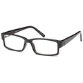 Vintage Capri Optics U 202 Black Rectangular Eyeglasses Frames