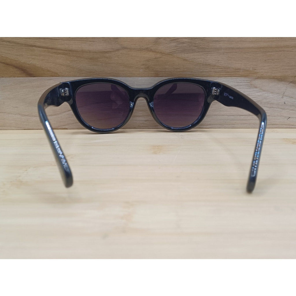 BCBGeneration BG1003 Allure Black Round Cateye Frame 50-22-144 Sunglasses